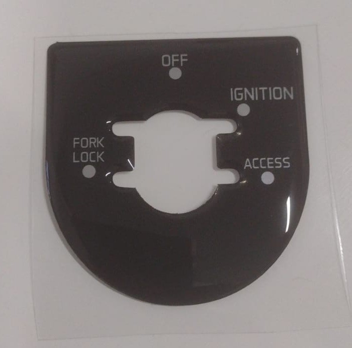 Adesivo Resinado Siliconado Chave Ignicao Harley Touring Alternativo