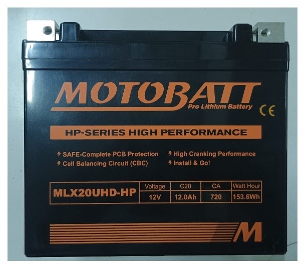 Bateria Motobatt Lithium Litio Harley Softail Dyna Alternativa