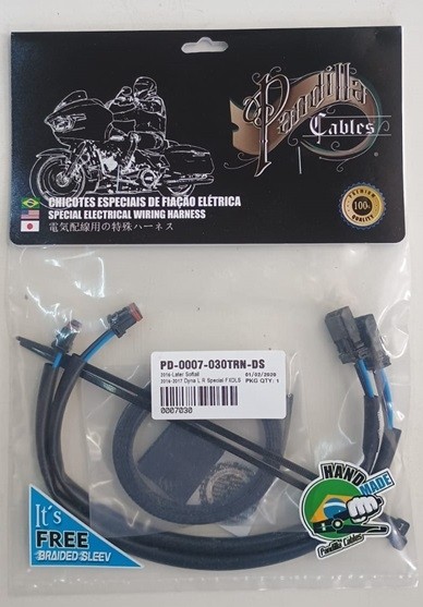 Extensao 30 cm Cabos Setas Harley Can Bus PD-0007-030TRN-DS Pandilla ...