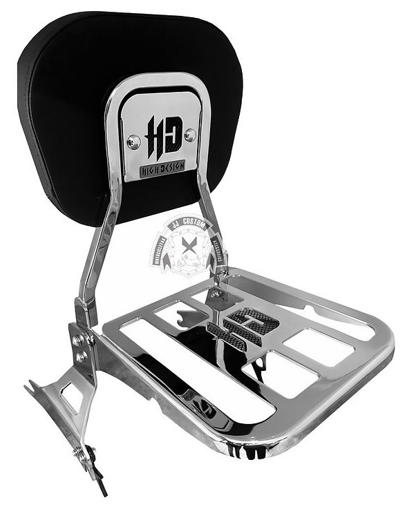 Sissy Bar Destacavel Cromado Harley Deluxe Heritage 2000-2017