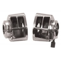 Kit Capa Cromado Chave de Luz Botoeira Harley Evolution Sportster